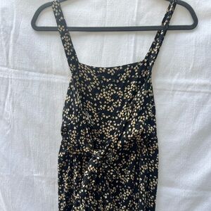 Ten Sixty Sherman Black and White Sleeveless Midi Sundress